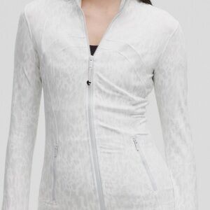 Lululemon white define zip up